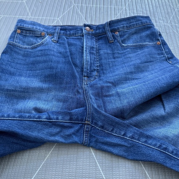 Madewell The Perfect Vintage Crop Jean Women's 31 Medium Wash Distressed - Picture 4 of 9